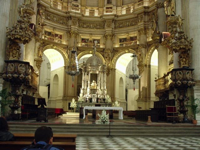 P5260297 Altaar - Catedral santa maria de la encarnacion - Granada